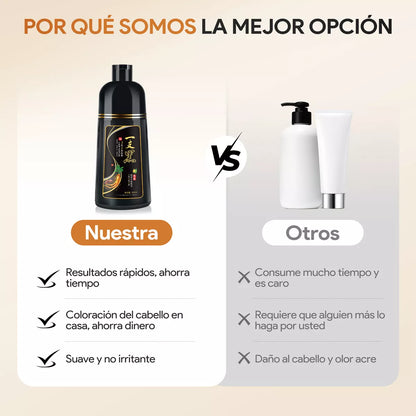 Shampoo Instantaneo Cubre Canas 3 en 1 Natural-Gengibre Efecto Inmediato + Envio Gratis 🎁