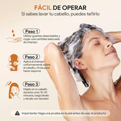 Shampoo Instantaneo Cubre Canas 3 en 1 Natural-Gengibre Efecto Inmediato + Envio Gratis 🎁