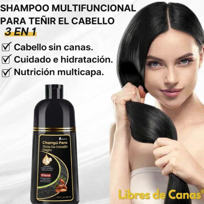 Shampoo Instantaneo Cubre Canas 3 en 1 Natural-Gengibre Efecto Inmediato + Envio Gratis 🎁